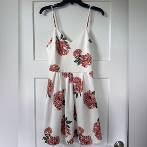 Floral Spaghetti Strap Dress